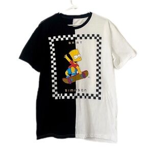 Bart Simpson T-Shirt - Black and White